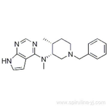 7H-Pyrrolo[2,3-d]pyriMidin-4-aMine, N-Methyl-N-[(3R,4R)-4-Methyl-1-(phenylMethyl)-3-piperidinyl]- CAS 477600-73-0